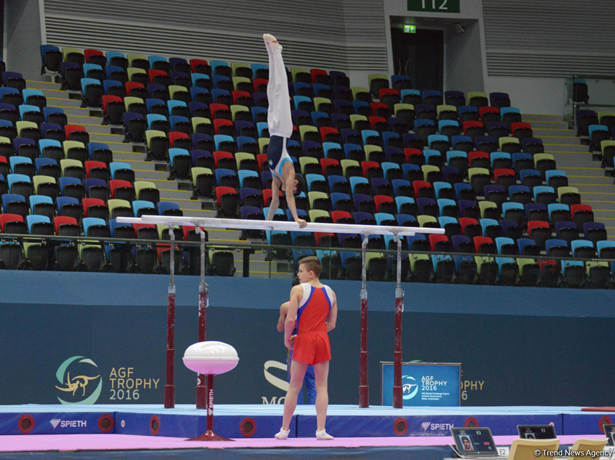 Bakıda idman gimnastikası üzrə Dünya Kubokunun açılış mərasiminin yekun məşqi keçirilib (FOTO)