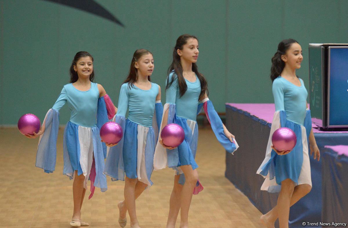 Bakıda idman gimnastikası üzrə Dünya Kubokunun açılış mərasiminin yekun məşqi keçirilib (FOTO)