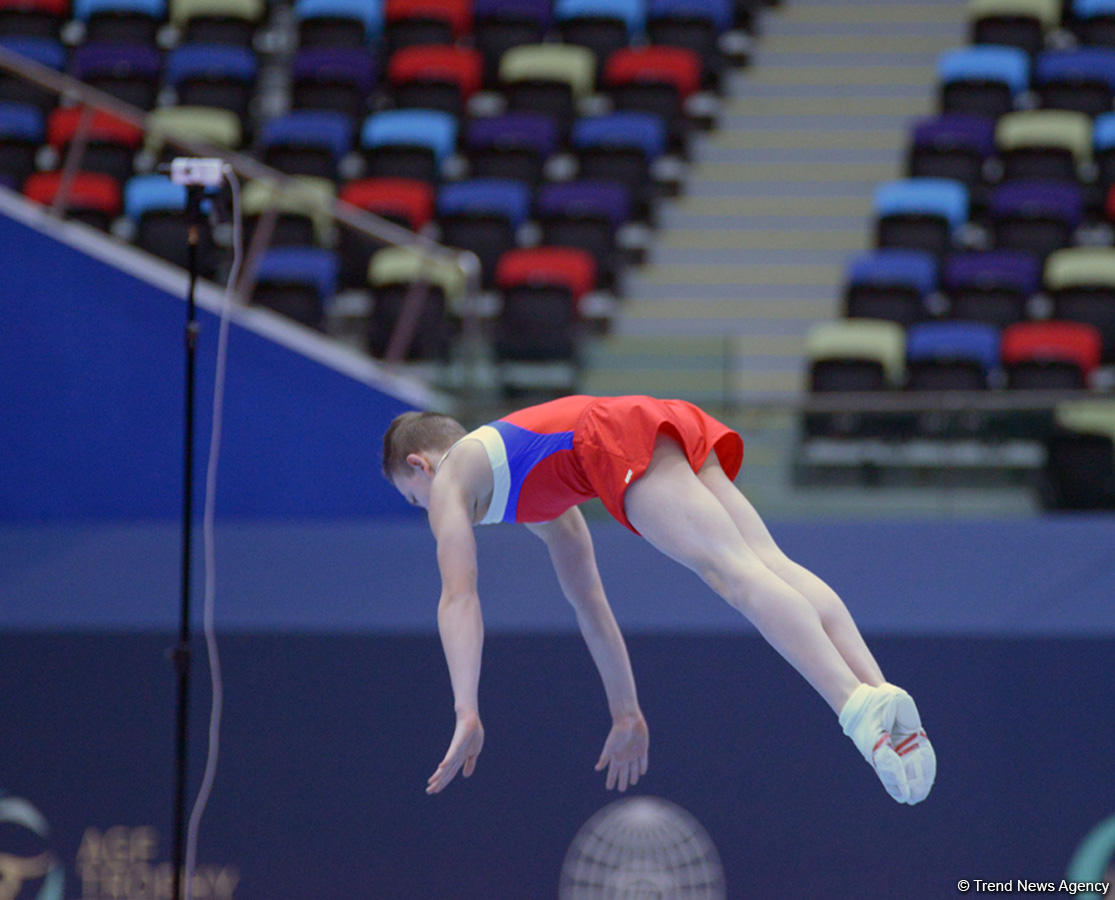 Bakıda idman gimnastikası üzrə Dünya Kubokunun açılış mərasiminin yekun məşqi keçirilib (FOTO)