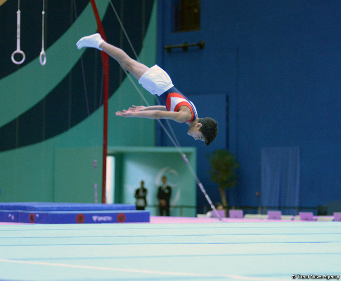 Bakıda idman gimnastikası üzrə Dünya Kubokunun açılış mərasiminin yekun məşqi keçirilib (FOTO)