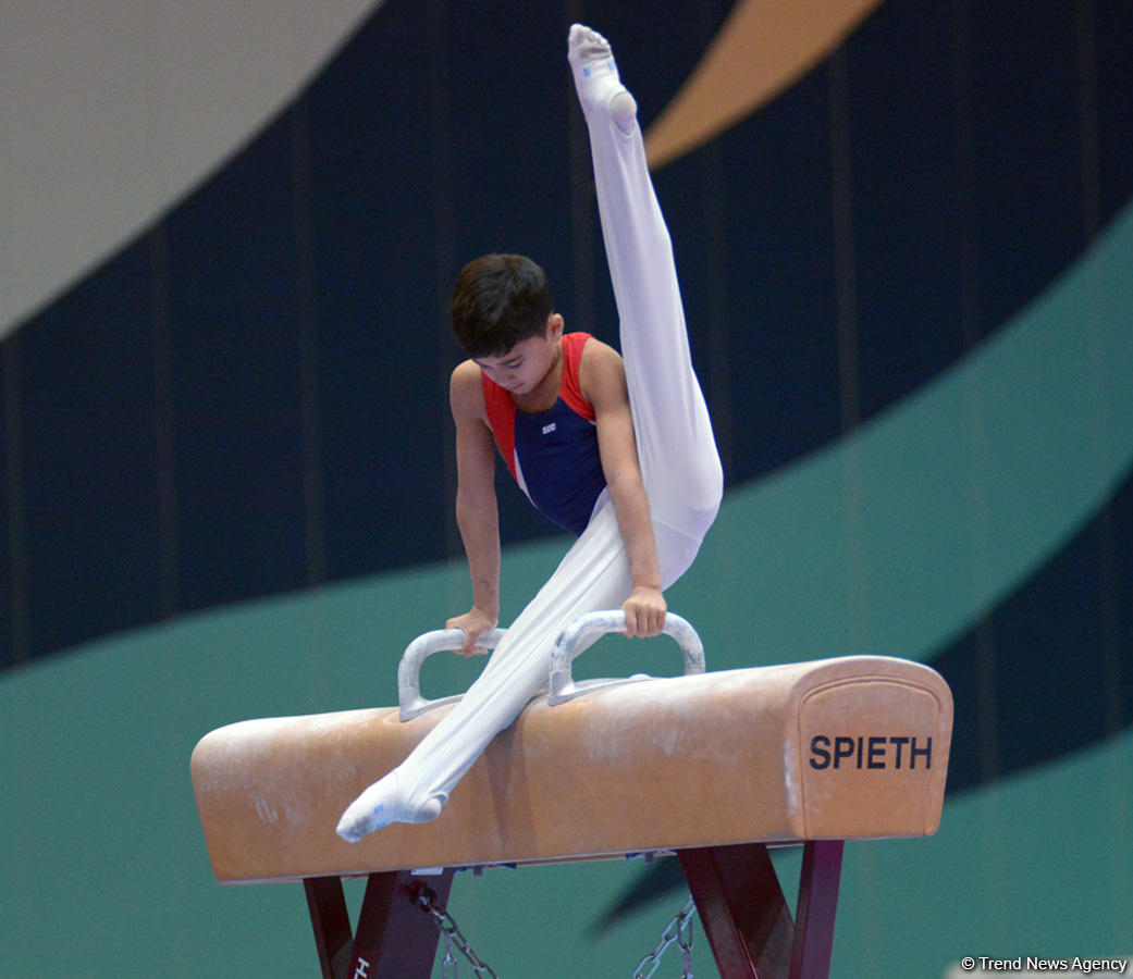 Bakıda idman gimnastikası üzrə Dünya Kubokunun açılış mərasiminin yekun məşqi keçirilib (FOTO)
