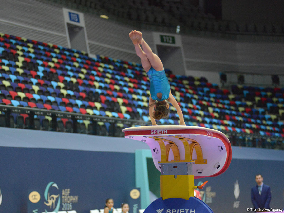 Bakıda idman gimnastikası üzrə Dünya Kubokunun açılış mərasiminin yekun məşqi keçirilib (FOTO)