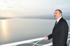 Prezident İlham Əliyev Tovuzçay su anbarının açılışını edib  (FOTO)