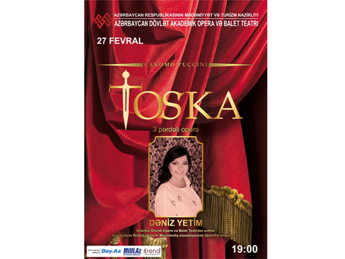 "Toska" operası azərbaycanlı, türk və belaruslu vokalçıların ifasında