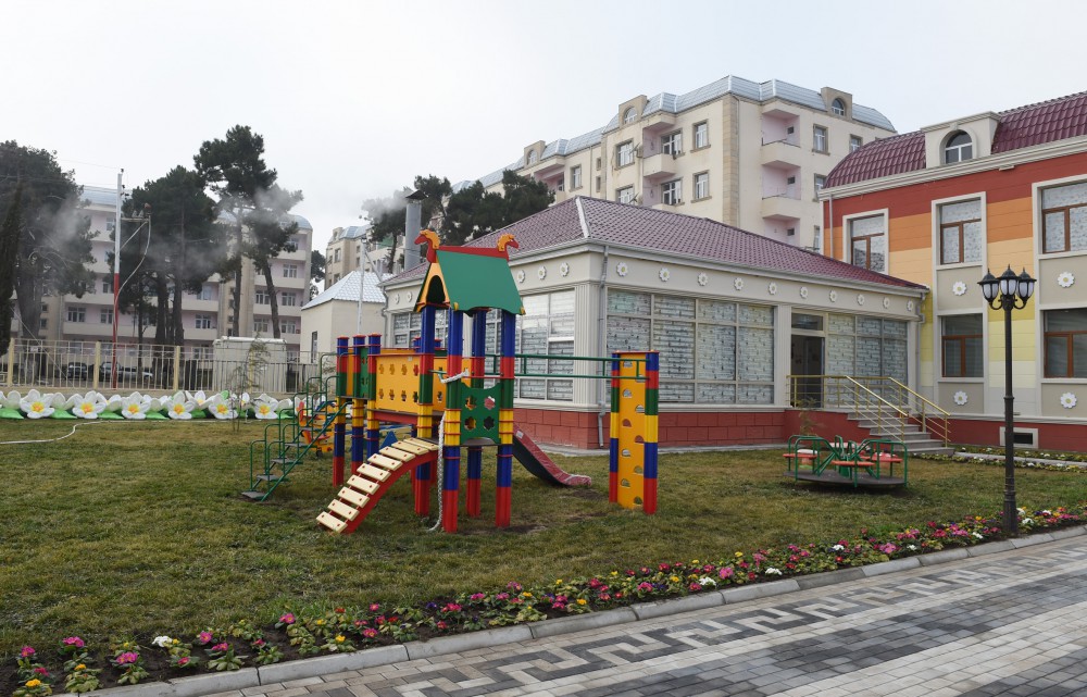 Tovuz şəhər 7 saylı körpələr evi-uşaq bağçasının açılışı olub (FOTO)