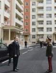 Gəncədə hərbi qulluqçular üçün inşa edilən şəhərciyin açılışı olub (FOTO)