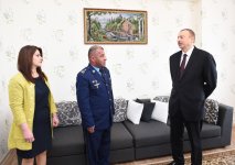 Gəncədə hərbi qulluqçular üçün inşa edilən şəhərciyin açılışı olub (FOTO)