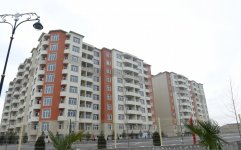 Gəncədə hərbi qulluqçular üçün inşa edilən şəhərciyin açılışı olub (FOTO)