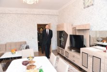Gəncədə hərbi qulluqçular üçün inşa edilən şəhərciyin açılışı olub (FOTO)