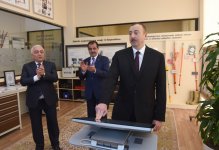 Prezident İlham Əliyev Gəncədə "Nizami" yarımstansiyasını işə salıb (FOTO)