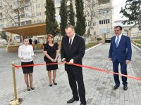 İlham Əliyev Gəncədə 240 yerlik körpələr evi-uşaq bağçasında əsaslı təmirdən sonra yaradılan şəraitlə tanış olub (FOTO)