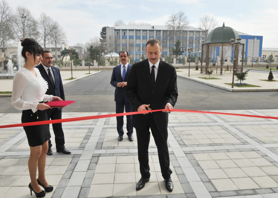Azərbaycan Dövlət Aqrar Universitetinin tələbə yataqxanası istifadəyə verilib (FOTO)