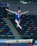 Bakıda Dünya Kubokunun iştirakçısı olan gimnastların podium məşqləri (FOTO)