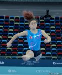 Bakıda Dünya Kubokunun iştirakçısı olan gimnastların podium məşqləri (FOTO)