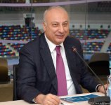 Bakıda idman gimnastikası üzrə Dünya Kubokuna gəlmiş nümayəndə heyəti rəhbərləri və üzvlərinin görüşü keçirilib (FOTO)