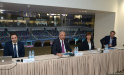 Bakıda idman gimnastikası üzrə Dünya Kubokuna gəlmiş nümayəndə heyəti rəhbərləri və üzvlərinin görüşü keçirilib (FOTO)