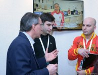 Bakıda idman gimnastikası üzrə Dünya Kubokuna gəlmiş nümayəndə heyəti rəhbərləri və üzvlərinin görüşü keçirilib (FOTO)