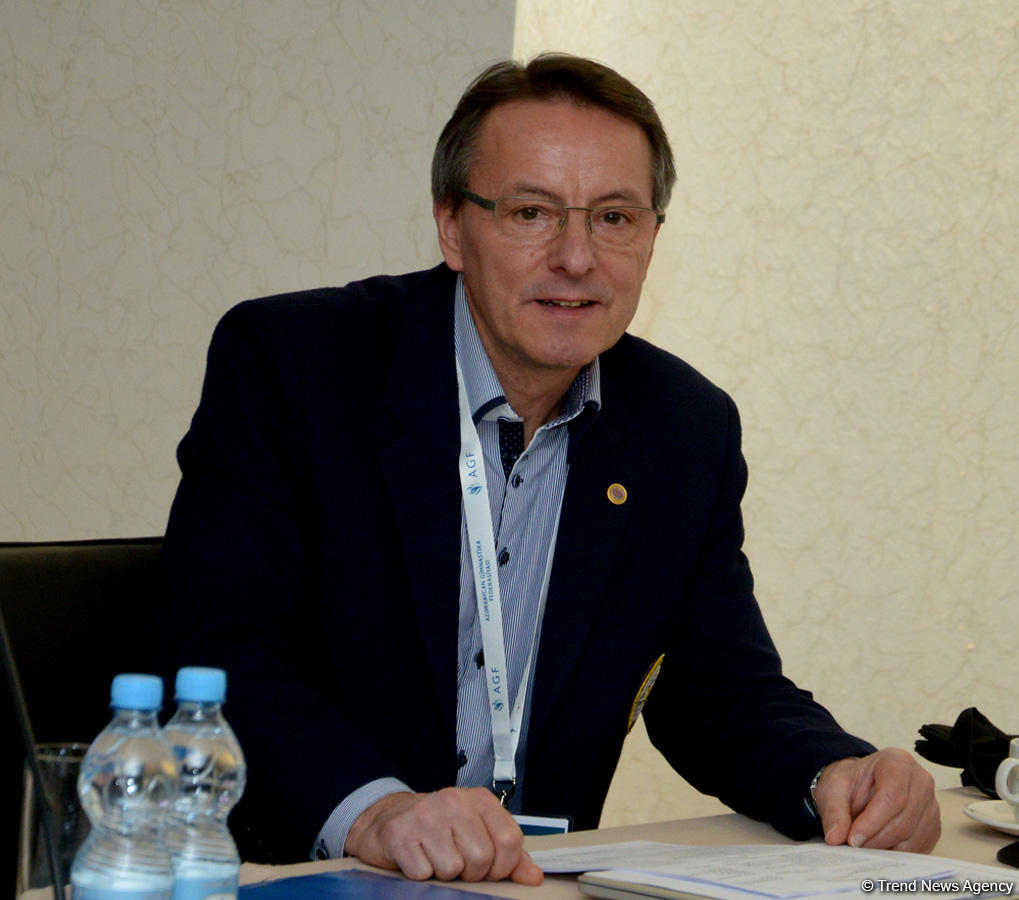 Bakıda idman gimnastikası üzrə Dünya Kubokuna gəlmiş nümayəndə heyəti rəhbərləri və üzvlərinin görüşü keçirilib (FOTO)