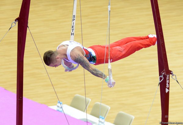 Azərbaycan gimnastı Bakıda Dünya Kubokunda halqalarda hərəkətlərdə bürünc medal qazanıb