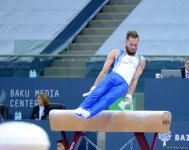 Bakıda idman gimnastikası üzrə Dünya Kubokunda kişilər arasında təsnifat yarışları (FOTO)