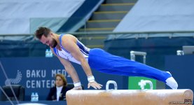 Bakıda idman gimnastikası üzrə Dünya Kubokunda kişilər arasında təsnifat yarışları (FOTO)