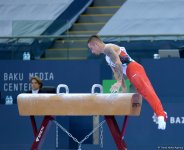 Bakıda idman gimnastikası üzrə Dünya Kubokunda kişilər arasında təsnifat yarışları (FOTO)