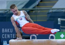 Bakıda idman gimnastikası üzrə Dünya Kubokunda kişilər arasında təsnifat yarışları (FOTO)