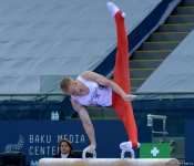 Bakıda idman gimnastikası üzrə Dünya Kubokunda kişilər arasında təsnifat yarışları (FOTO)
