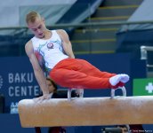 Bakıda idman gimnastikası üzrə Dünya Kubokunda kişilər arasında təsnifat yarışları (FOTO)