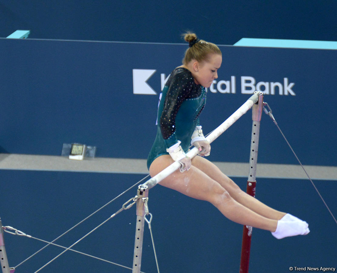 Azərbaycan gimnastlarının Dünya Kubokunun ilk günündə çıxışları (FOTO)