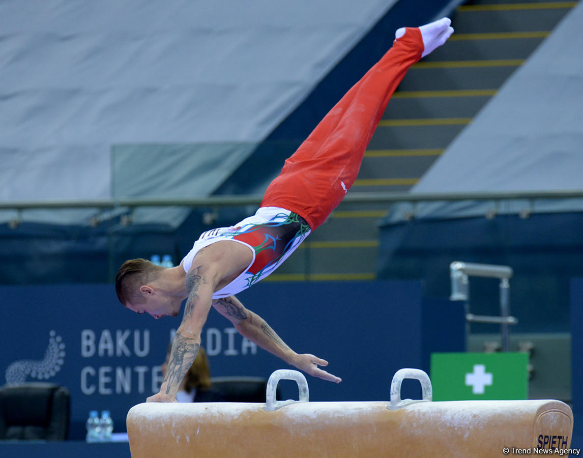 Azərbaycan gimnastlarının Dünya Kubokunun ilk günündə çıxışları (FOTO)