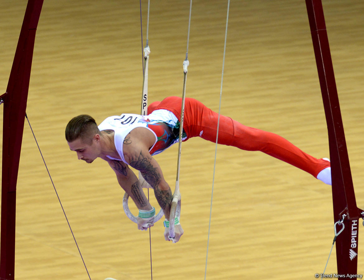 Azərbaycan gimnastlarının Dünya Kubokunun ilk günündə çıxışları (FOTO)