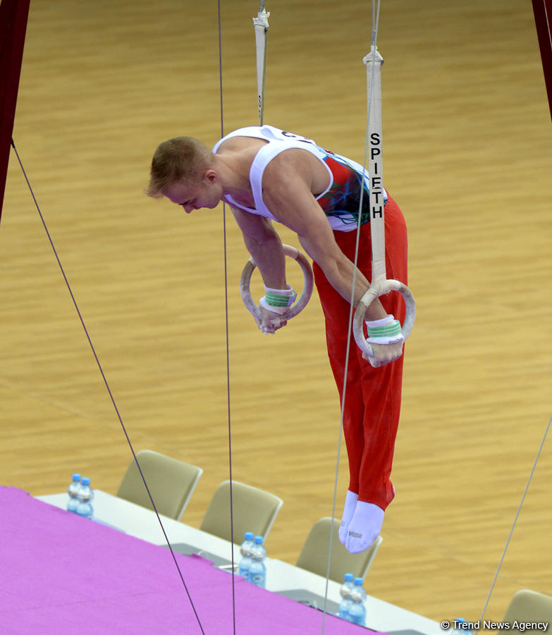 Azərbaycan gimnastlarının Dünya Kubokunun ilk günündə çıxışları (FOTO)