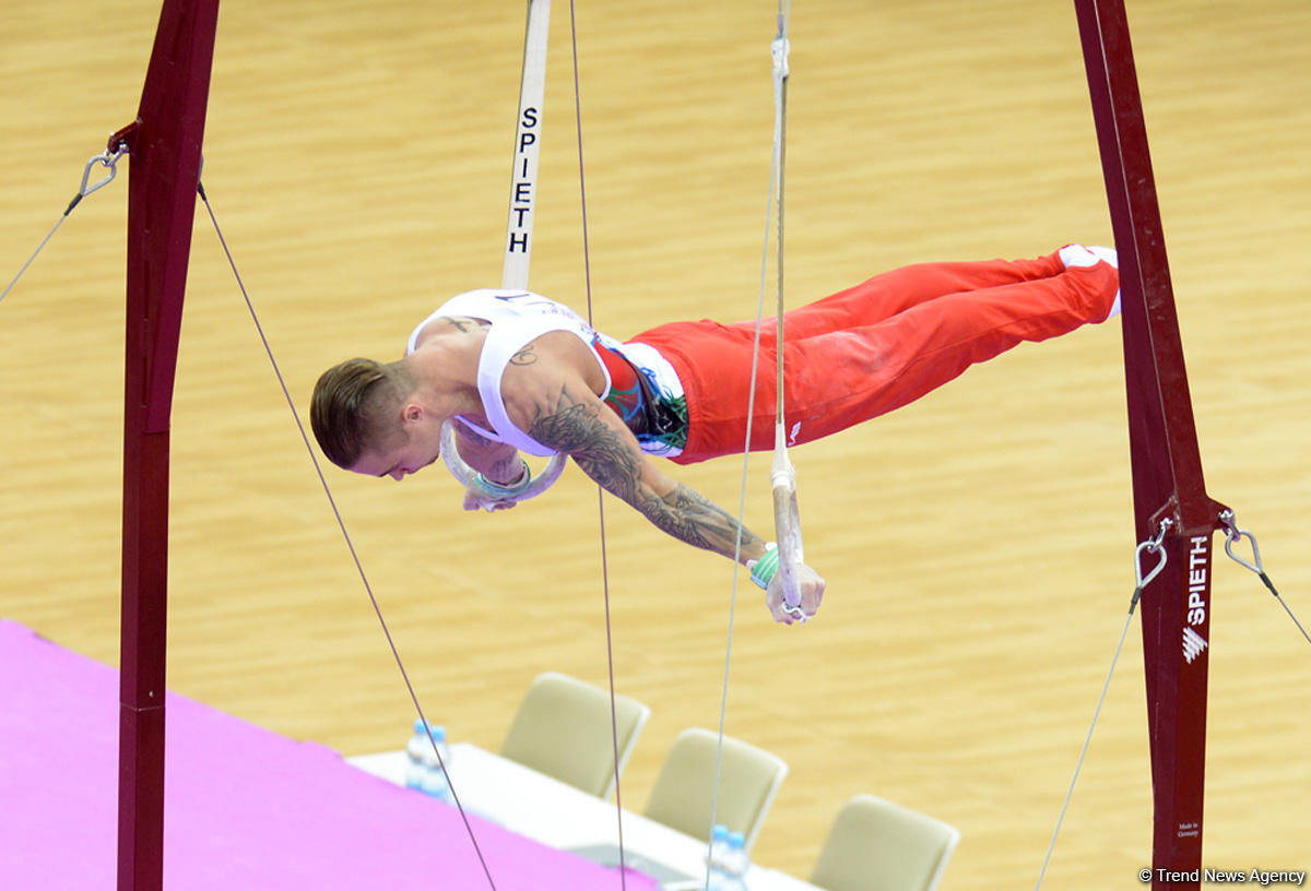 Azərbaycan gimnastı Bakıda Dünya Kubokunda halqalarda hərəkətlərdə bürünc medal qazanıb