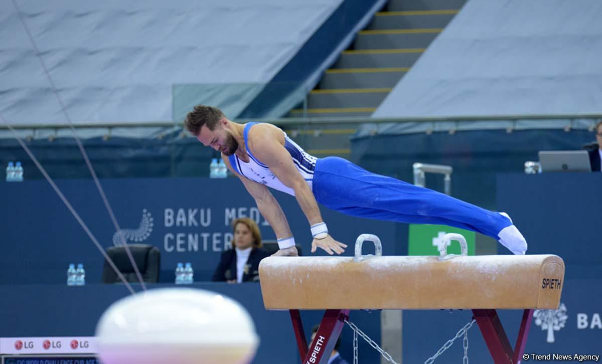 Bakıda idman gimnastikası üzrə Dünya Kuboku yarışlarının ilk günü start götürüb (FOTO)
