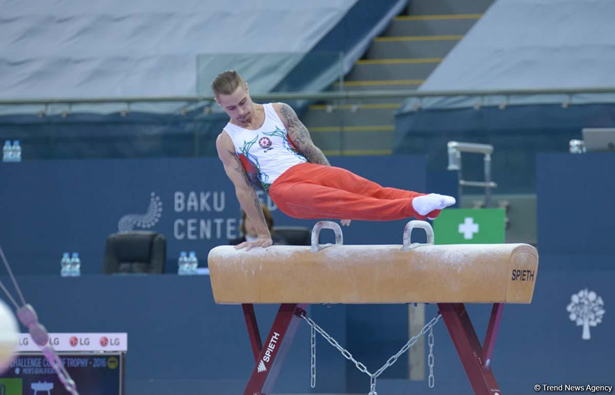 Bakıda idman gimnastikası üzrə Dünya Kuboku yarışlarının ilk günü start götürüb (FOTO)
