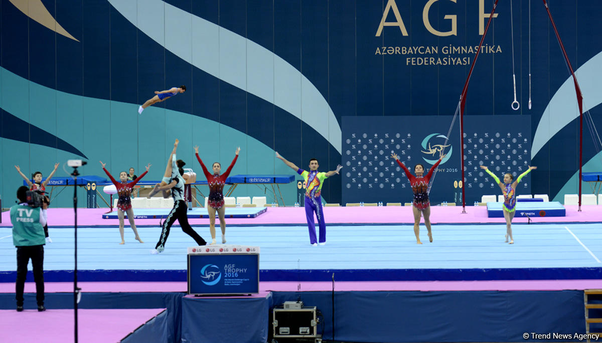 Bakıda idman gimnastikası üzrə FIG "Challenge" Dünya Kubokunun açılış mərasimi keçirilib (FOTO)