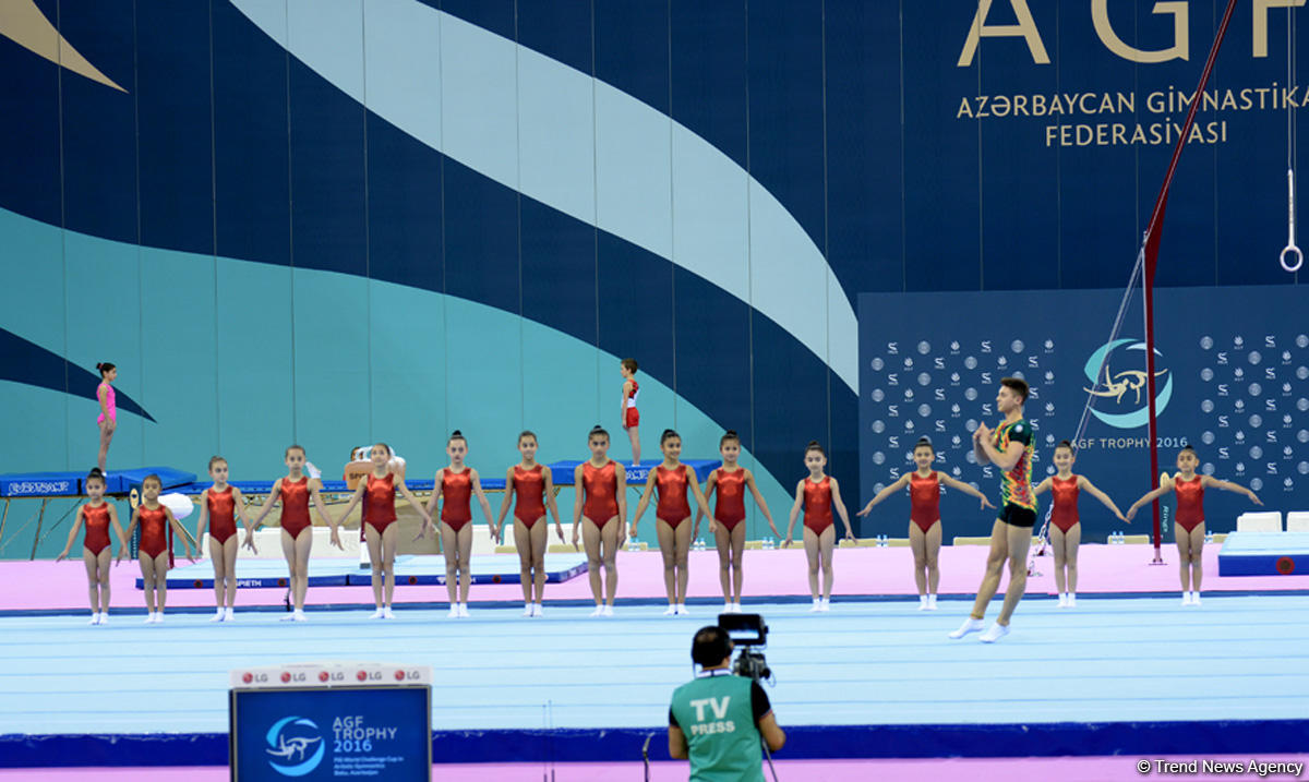 Bakıda idman gimnastikası üzrə FIG "Challenge" Dünya Kubokunun açılış mərasimi keçirilib (FOTO)
