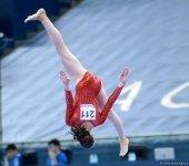 Bakıda idman gimnastikası üzrə Dünya Kuboku yarışlarının ikinci günü keçirilir  (Fotoreportaj)