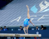 Bakıda idman gimnastikası üzrə Dünya Kuboku yarışlarının ikinci günü keçirilir  (Fotoreportaj)