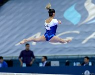 Bakıda idman gimnastikası üzrə Dünya Kuboku yarışlarının ikinci günü keçirilir  (Fotoreportaj)