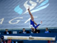 Bakıda idman gimnastikası üzrə Dünya Kuboku yarışlarının ikinci günü keçirilir  (Fotoreportaj)
