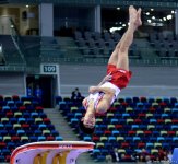 Bakıda idman gimnastikası üzrə Dünya Kuboku yarışlarının ikinci günü keçirilir  (Fotoreportaj)