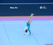 Azərbaycanlı gimnast Bakıda keçirilən idman gimnastikası üzrə Dünya Kubokunda sərbəst hərəkətlərdə finala çıxıb (FOTO)