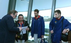 İspaniyalı gimnastlar Bakıda yarışlarda iştirak etməkdən şaddırlar (FOTO)