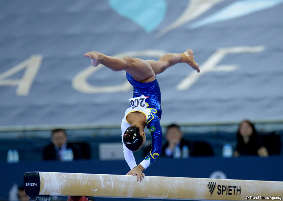 Bakıda idman gimnastikası üzrə Dünya Kuboku yarışlarının ikinci günü keçirilir  (Fotoreportaj)