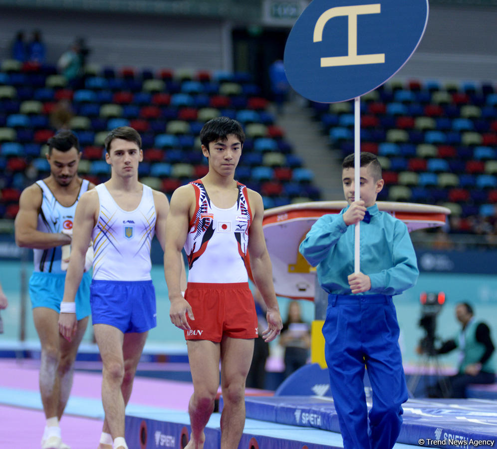 Bakıda idman gimnastikası üzrə Dünya Kuboku yarışlarının ikinci günü keçirilir  (Fotoreportaj)