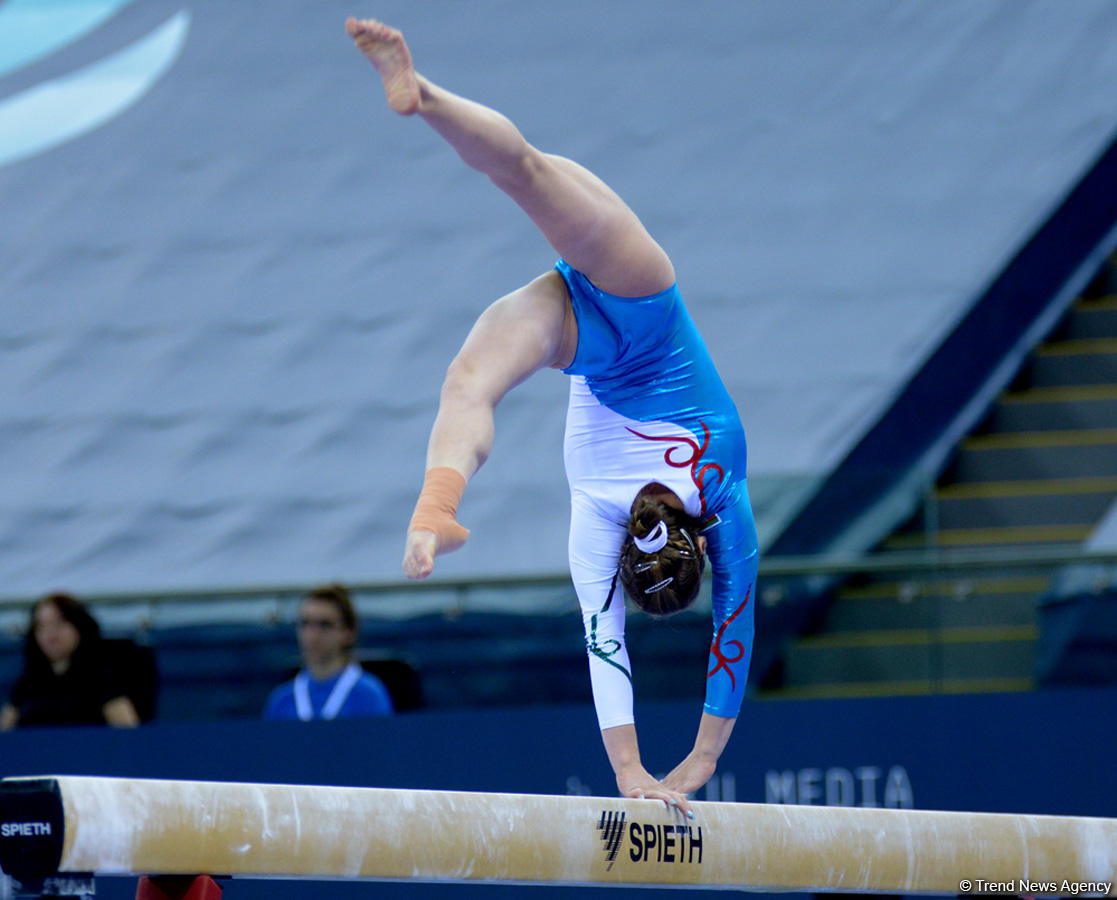 Bakıda idman gimnastikası üzrə Dünya Kuboku yarışlarının ikinci günü keçirilir  (Fotoreportaj)