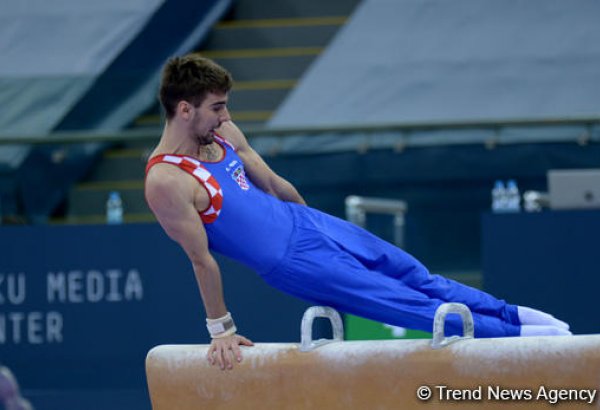 Bakıda idman gimnastikası üzrə Dünya Kubokunun ilk finalları (Fotoreportaj)