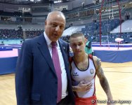 Bakıda idman gimnastikası üzrə Dünya Kubokunda ilk qaliblərin mükafatlandırma mərasimi keçirilib  (Fotoreportaj)